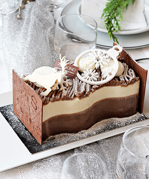 buche glacée au chocolat